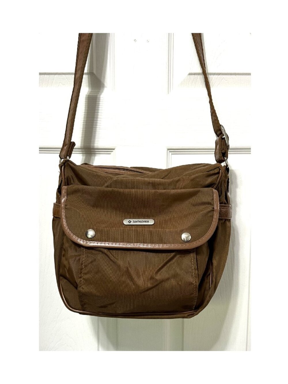 Samsonite Travel Bag Overnight Bag Camel Brown Color